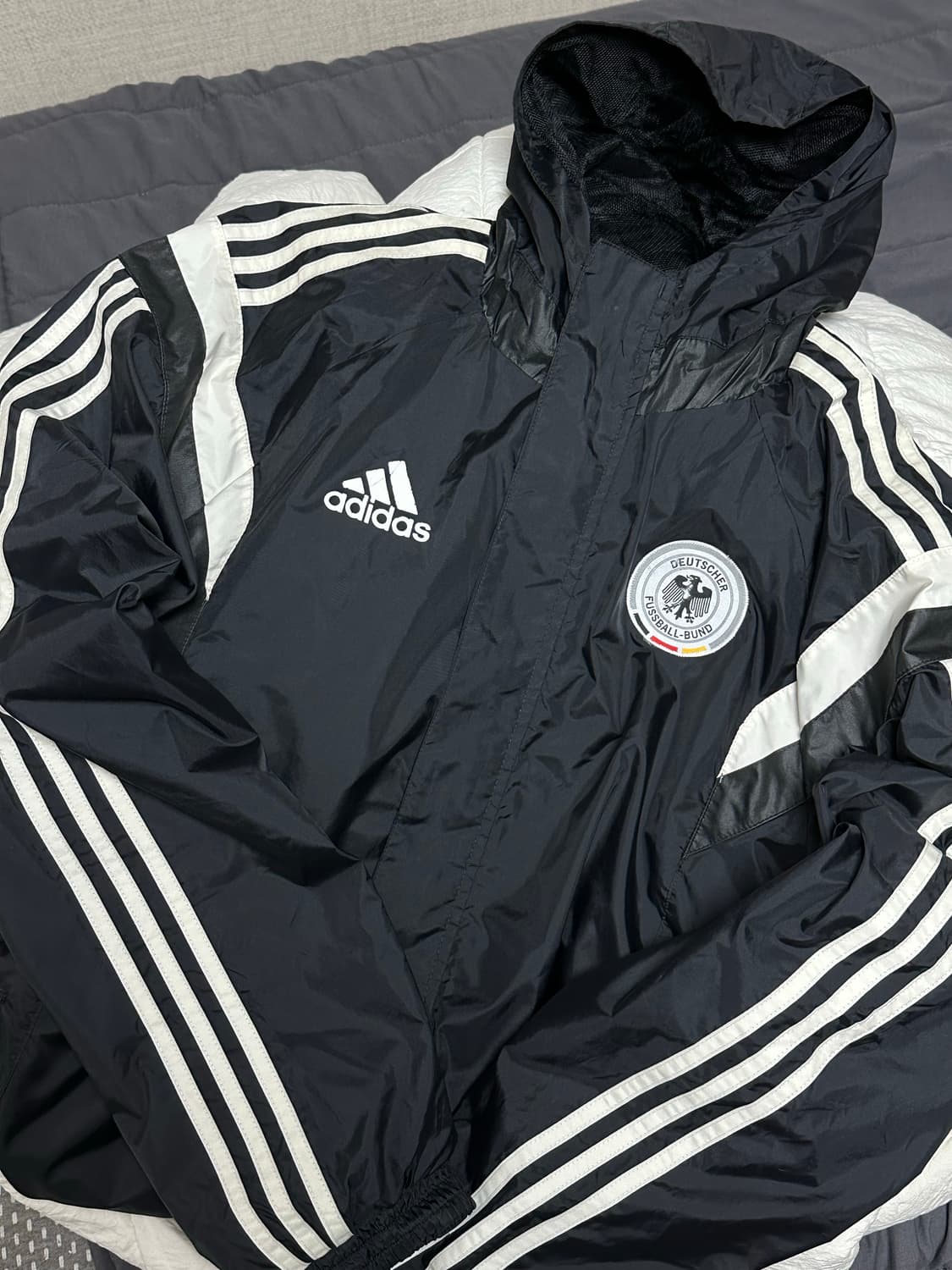 아디다스 독일 국대 레인자켓 바람막이 라지 상품이미지1