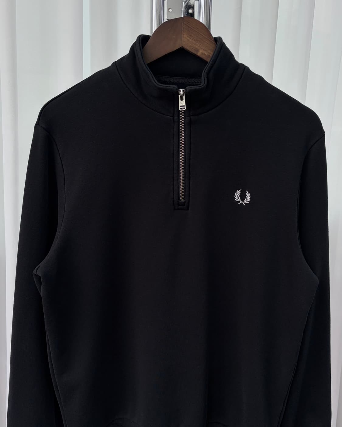 [M]프레드 페리 하프집업 스웻 셔츠 맨투맨 상품이미지5