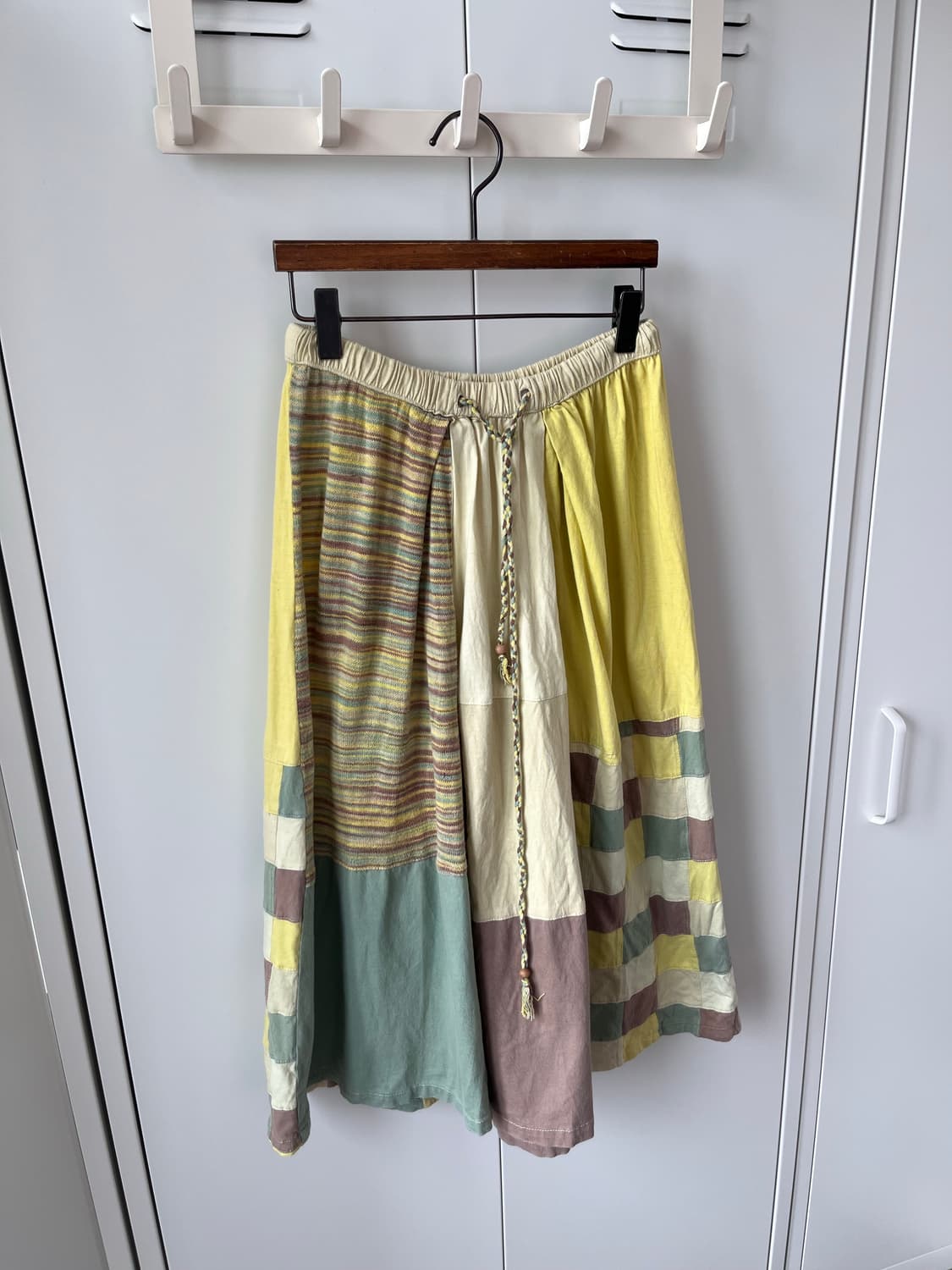 Vintage 하구미 리얼 패치워크 스커트 상품이미지7