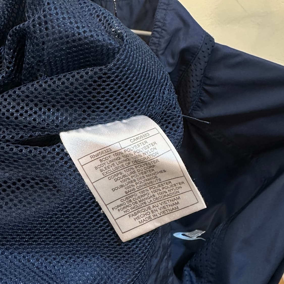 나이키 네이비 바람막이 자켓 2XL 상품이미지4