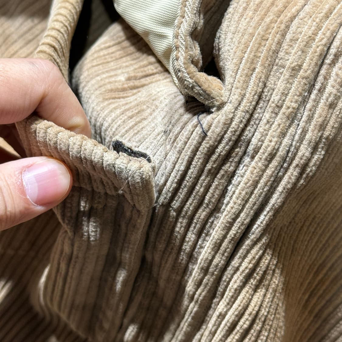 80s 글로버올 코듀로이 더플 코트 (old-8441) 상품이미지8