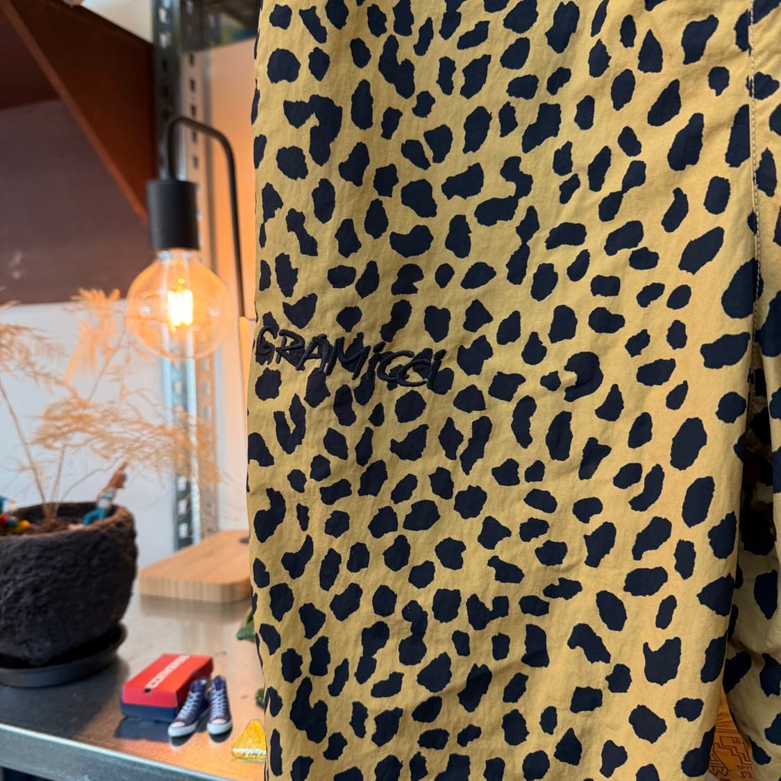 와코마리아 X 그라미치 레오파드 나일론 조거 팬츠 상품이미지3