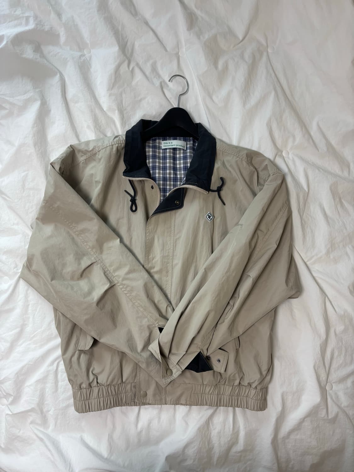 노컨텐츠 166. cotton casual jumper_beige 상품이미지5