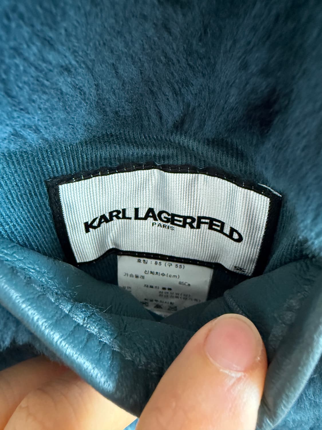 칼 라거펠트(KARL LAGERFELD) 리버시블 레더&밍크 자켓 상품이미지7