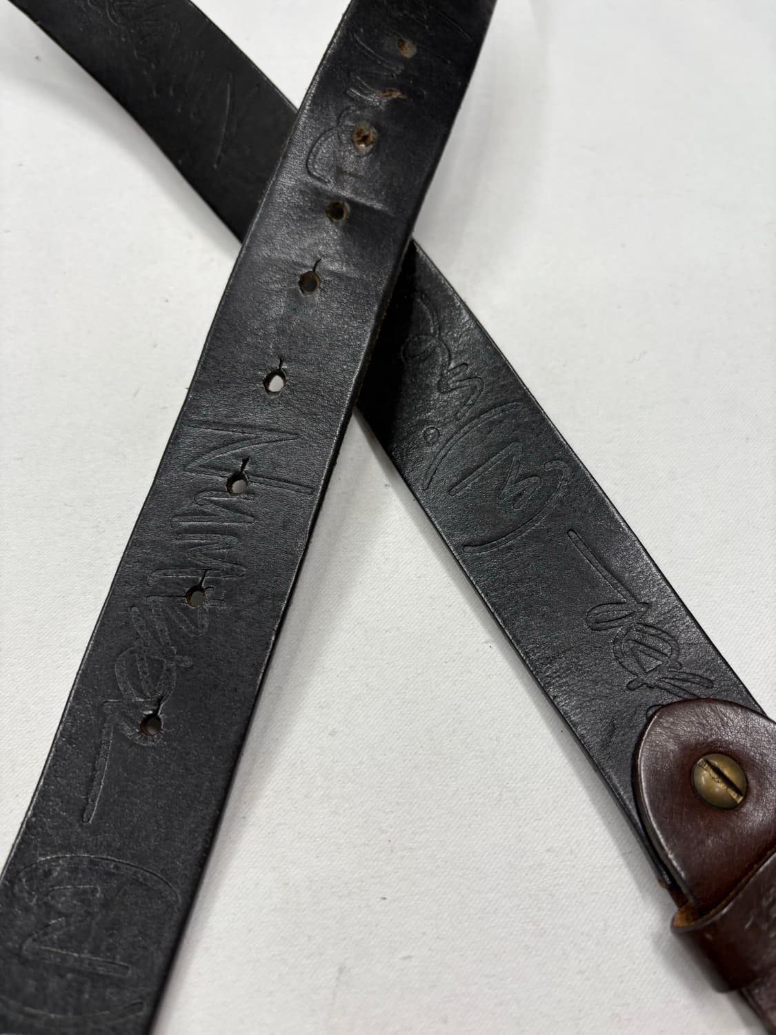 DIESEL 디젤 리얼레더 버클 벨트 상품이미지5