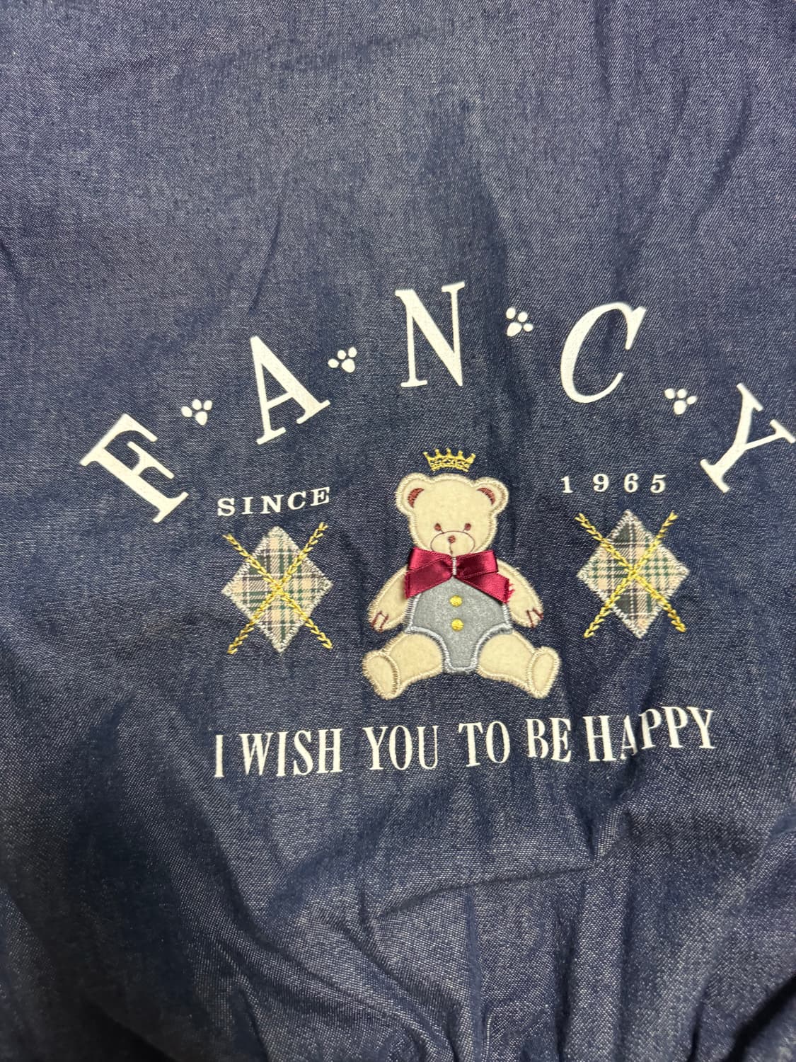 일본 빈티지 데님 자수 자켓 상품이미지4