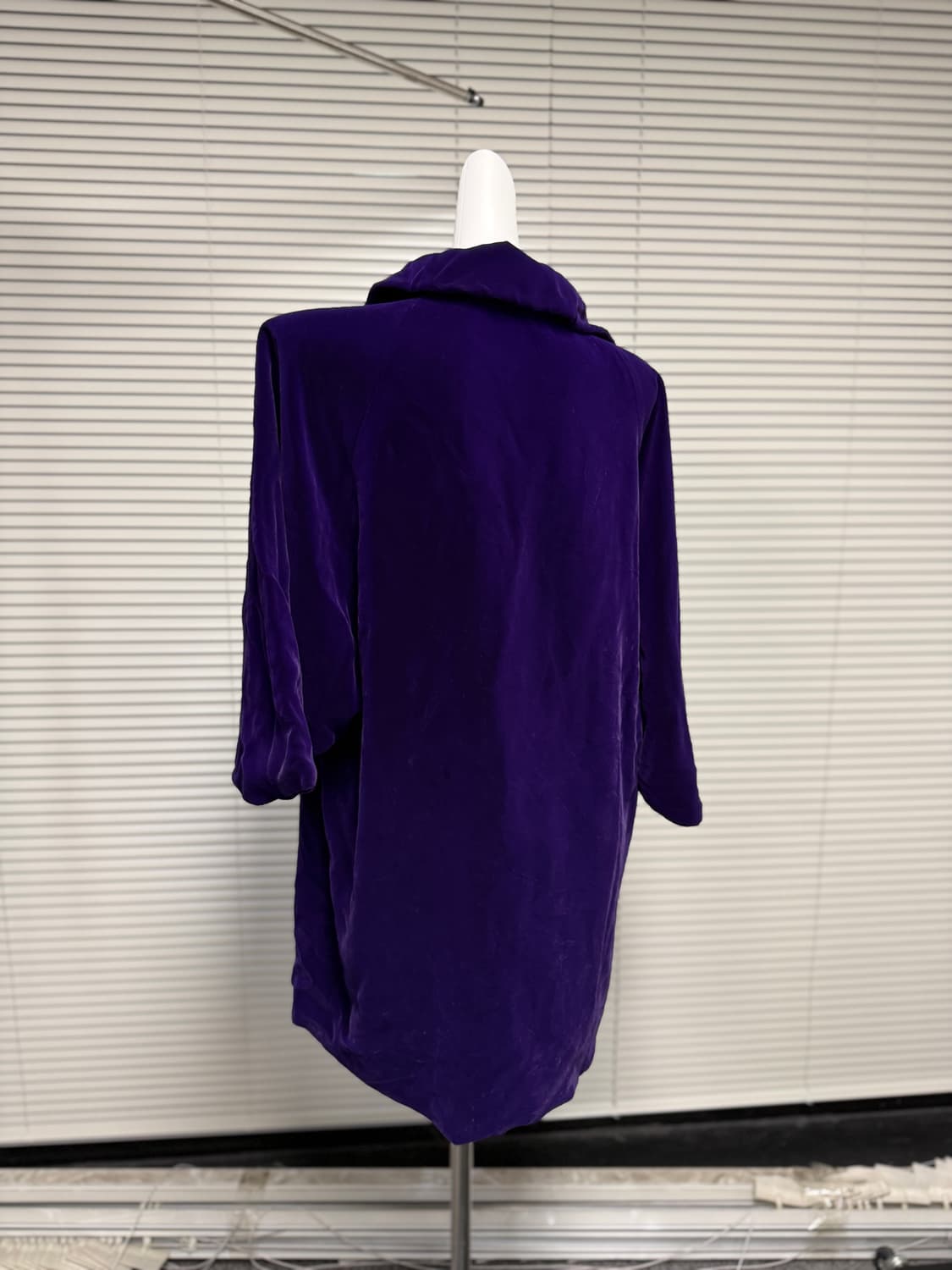 일본빈티지 돌먼 슬리브 벨벳 코트 상품이미지6