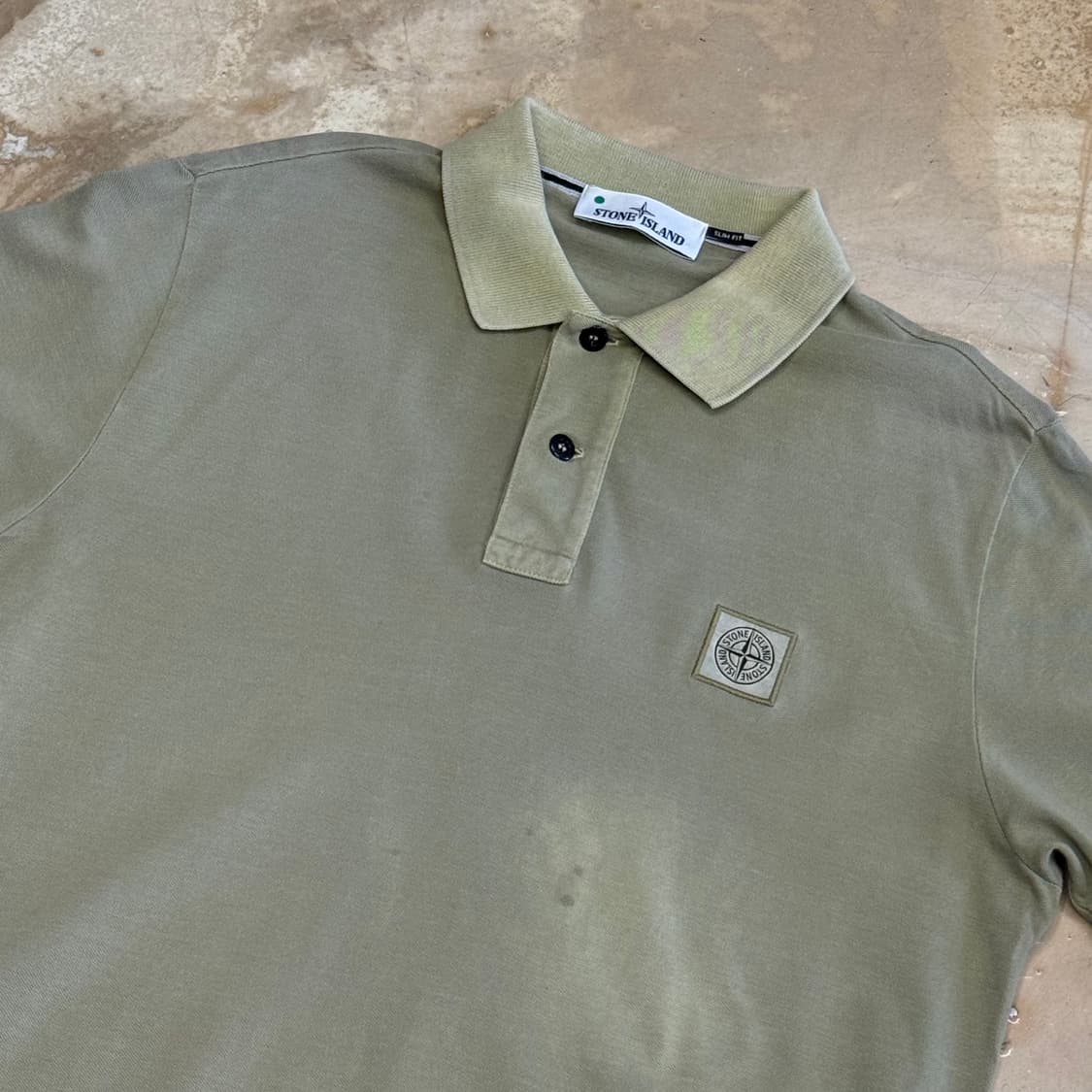 L 스톤아일랜드 카라 반팔티 상품이미지1