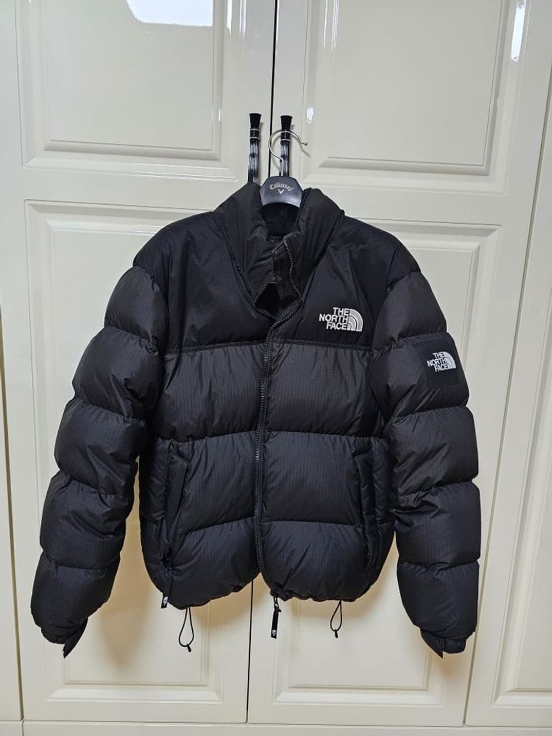 화이트라벨  눕시 다운 자켓 리얼블랙L NJ1DP62K 상품이미지1