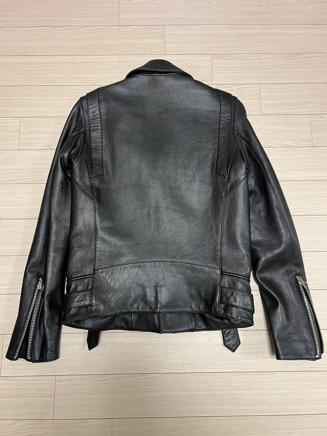 하이엔드 리얼 램스킨 바이커 라이더 자켓 / 48 상품이미지2