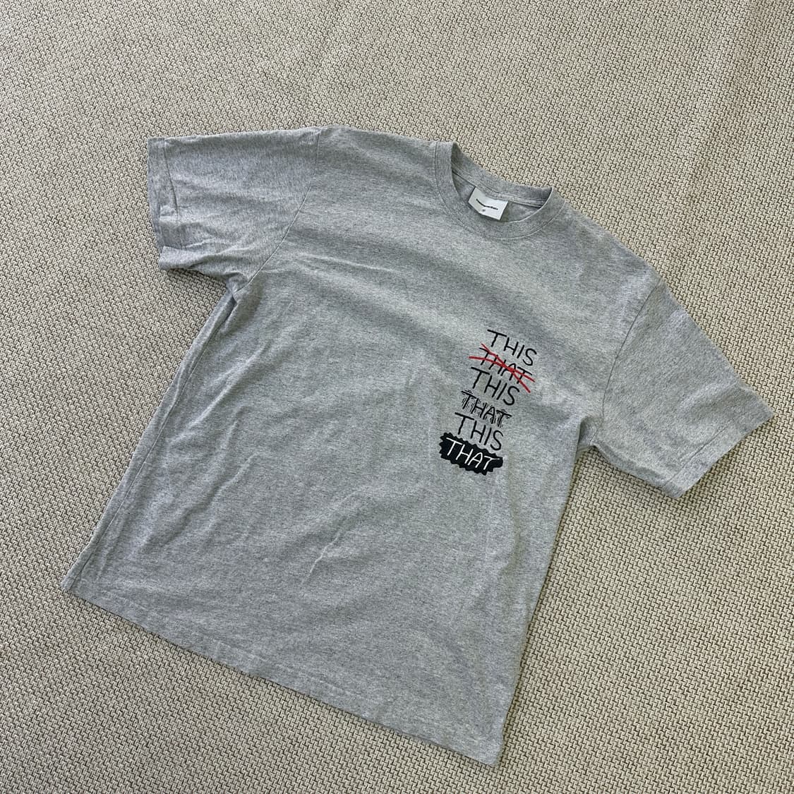 S 디스이즈네버댓 그래픽 로고 반팔 0413D 상품이미지1