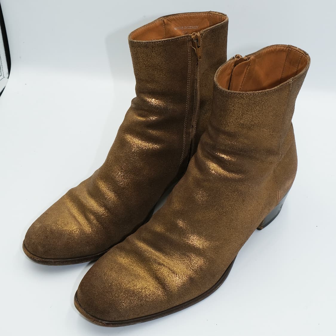 메종 마틴 마르지엘라 메탈릭 턱시도 쿠반힐 부츠 41(260) 사이즈 상품이미지4