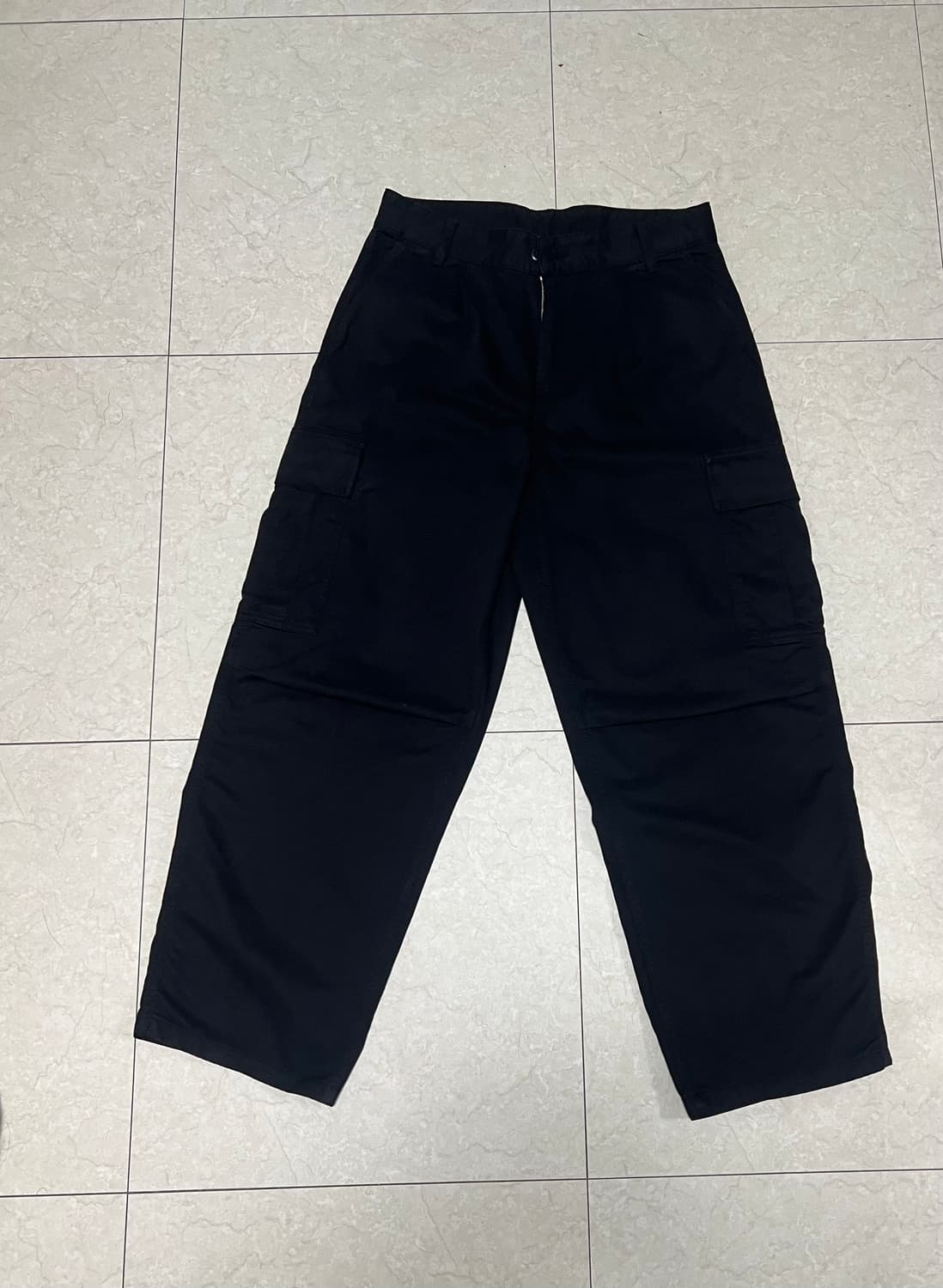 칼하트 WIP 콜 카고 팬츠 블랙 가먼트 다이드 상품이미지2