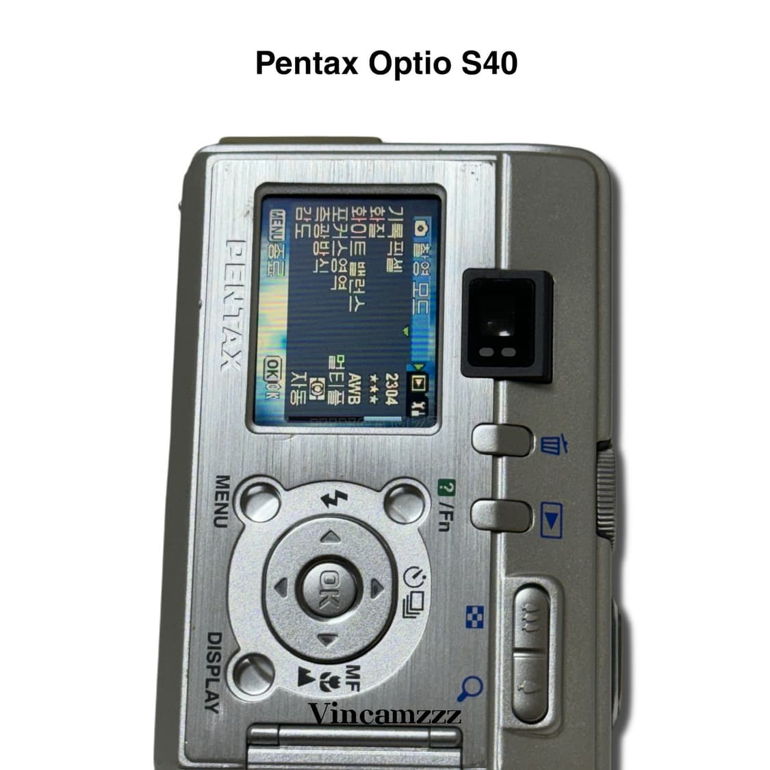 [키키 디카] Pentax 펜탁스 Optio S40 디지털 카메라 상품이미지9