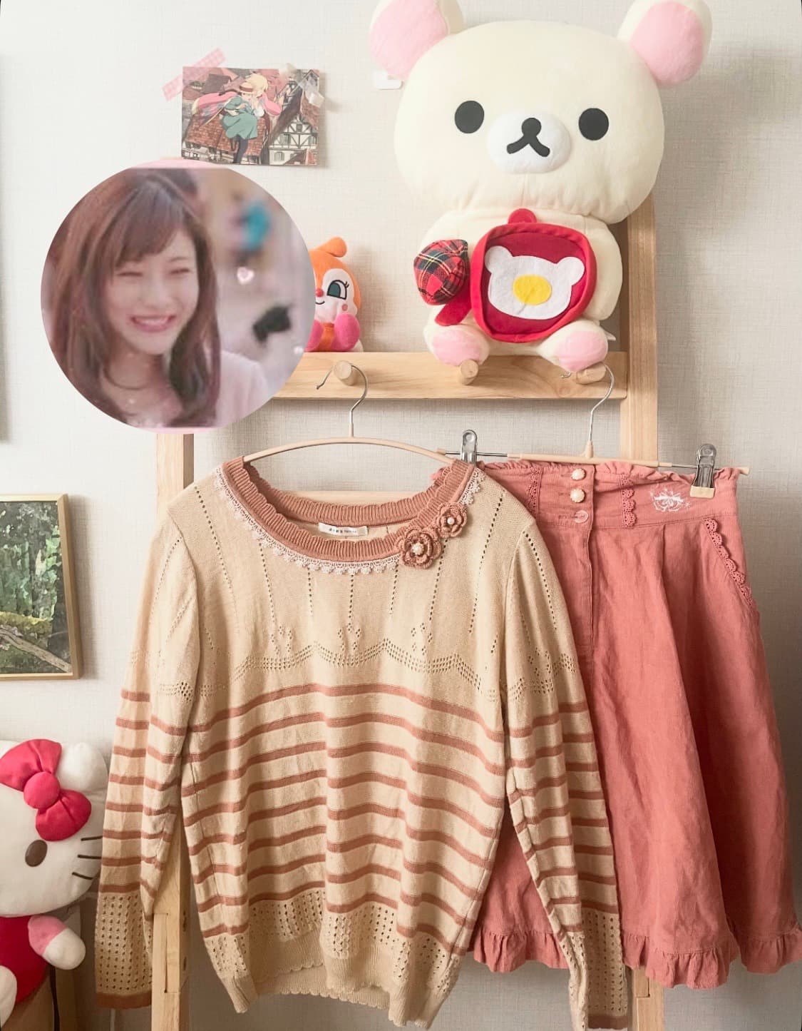 모리걸 빈티지 히메갸루 사토미깔 핑크 set 💗🌸🎀 상품이미지1