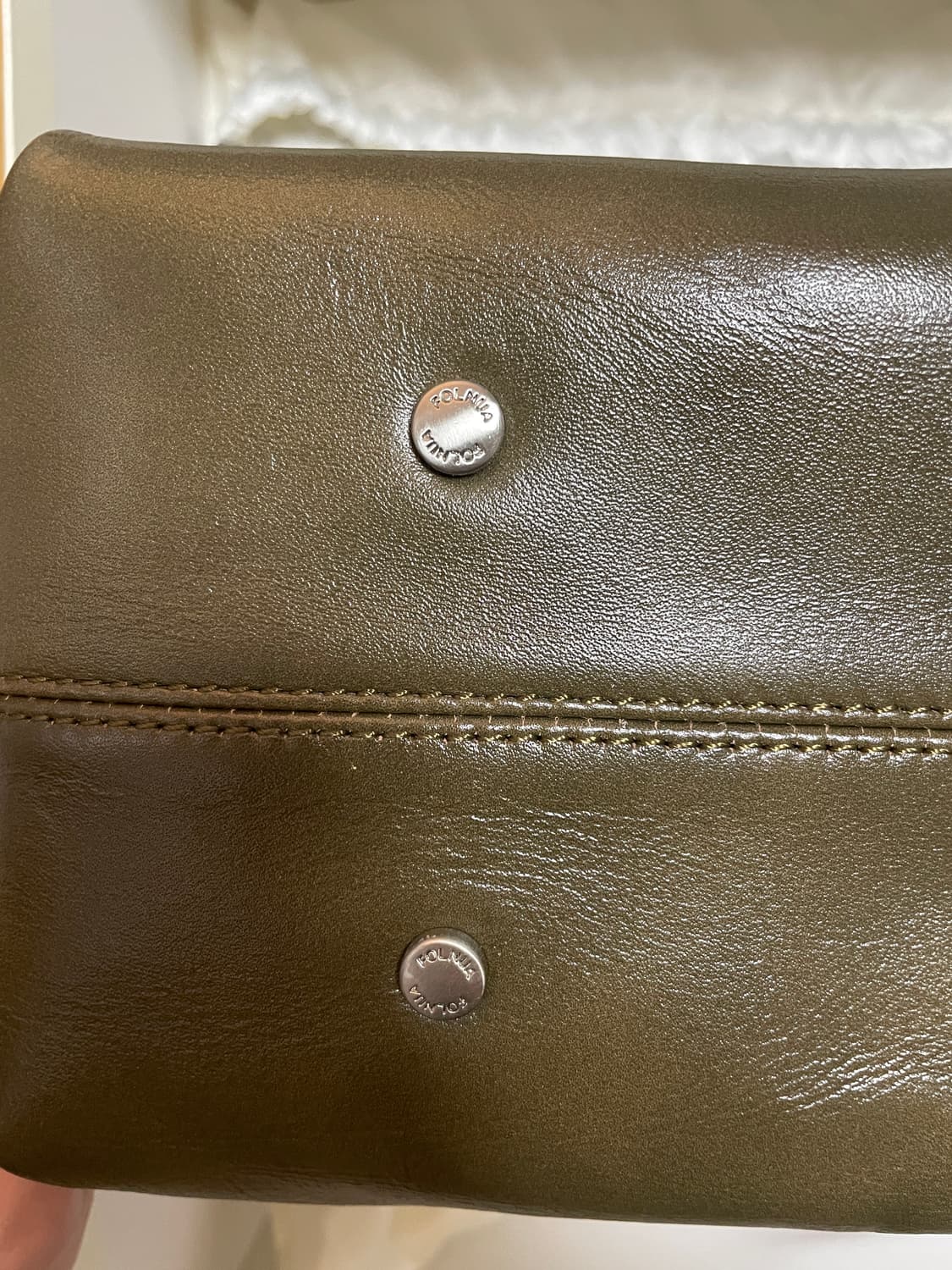 폴뉴아 가방 바토백 올리브 상품이미지10