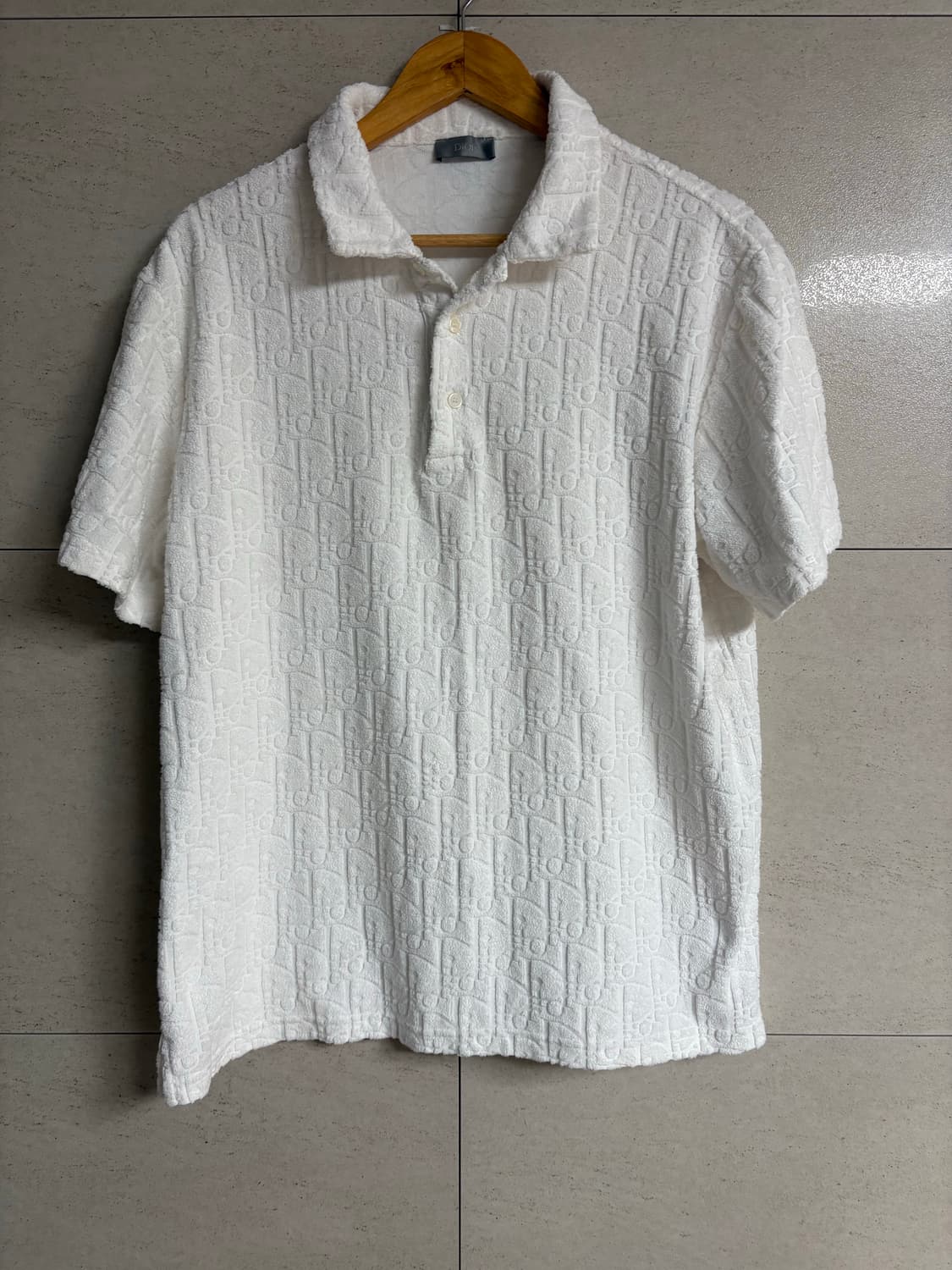 [L] 디올 오블리크 테리 폴로 카라 반팔 상품이미지1