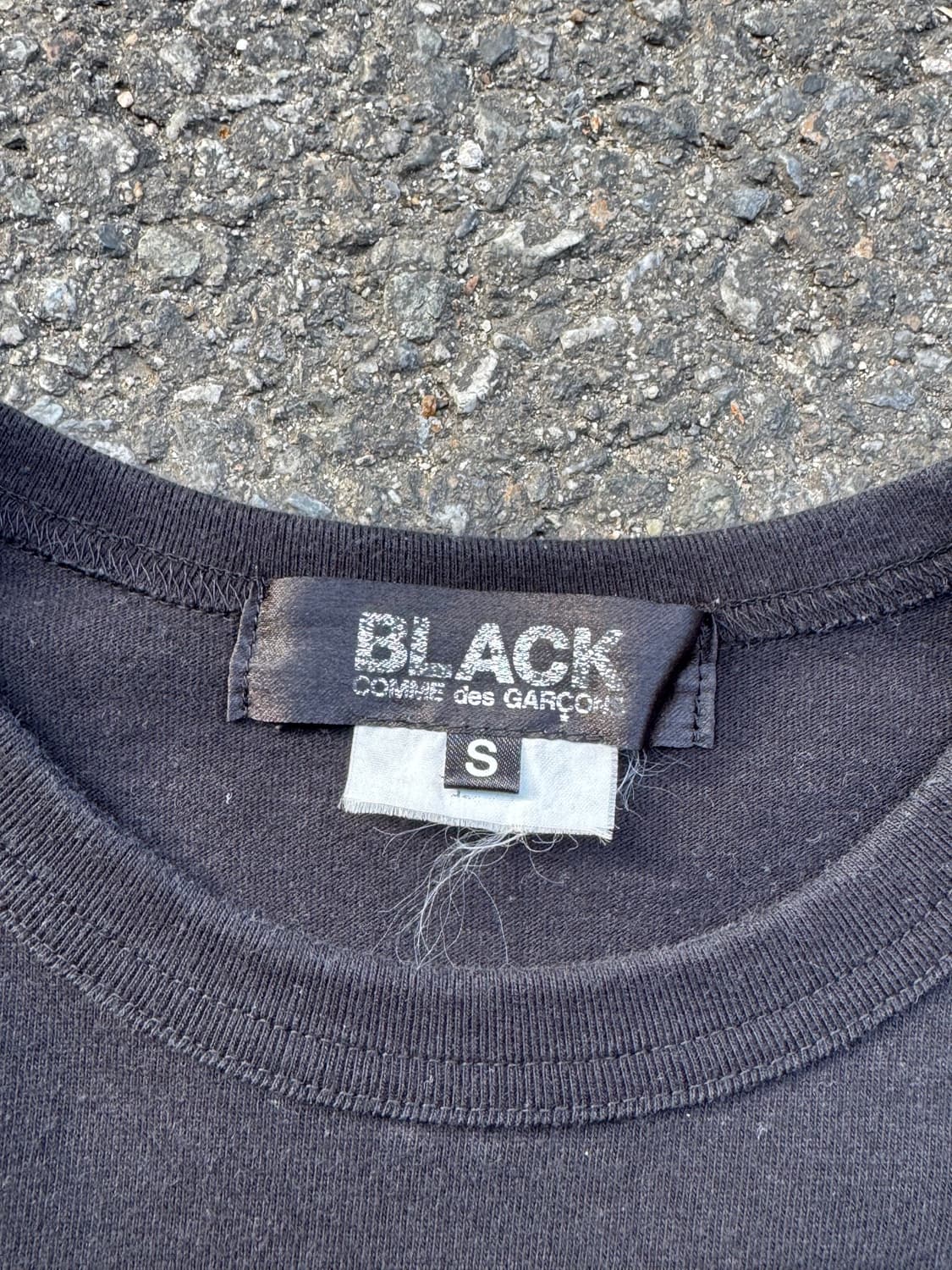 꼼데가르송 블랙 리본 반팔티셔츠  상품이미지4