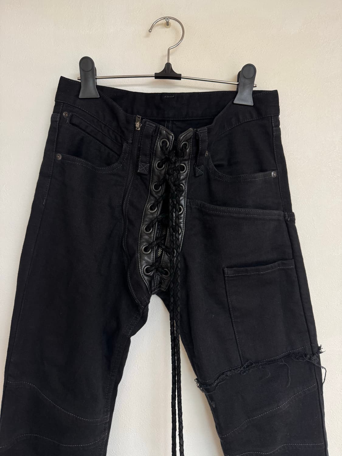 If six was nine lace up jeans 30 상품이미지2