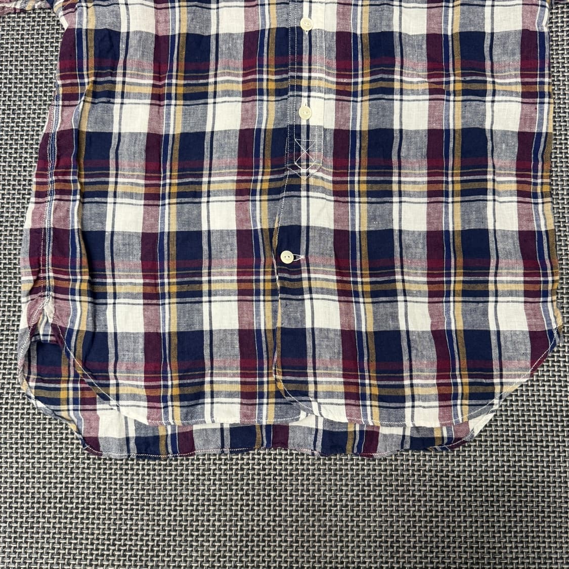 HAVERSACK 체크 반팔셔츠 (M) 상품이미지3