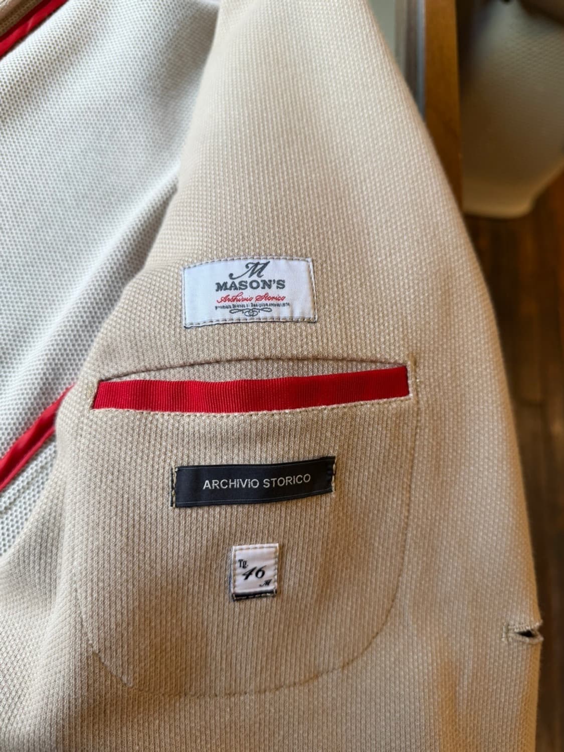 MASON's pk 패브릭 테일러드 자켓 슬림100 상품이미지9