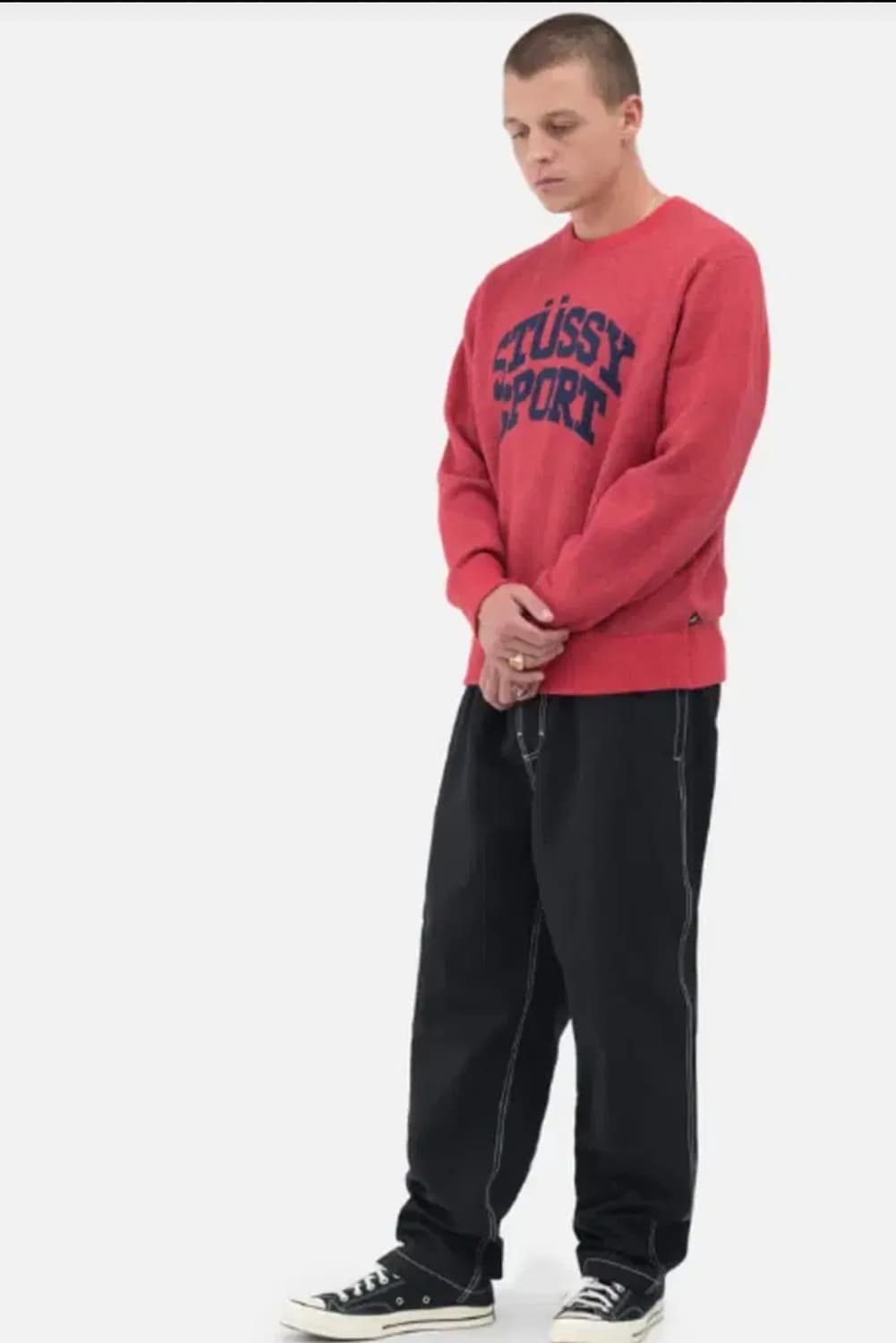 스투시 스포츠 니트 XL 상품이미지2