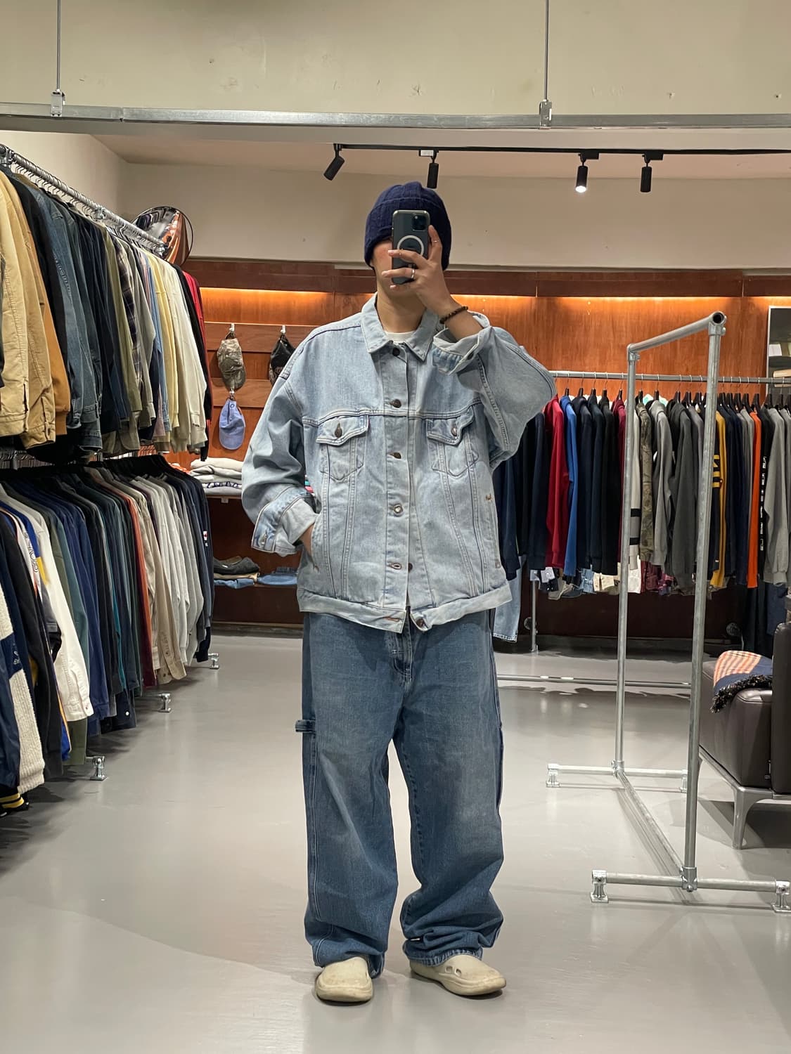 90‘s 리바이스 데님 자켓 (연청)   상품이미지2