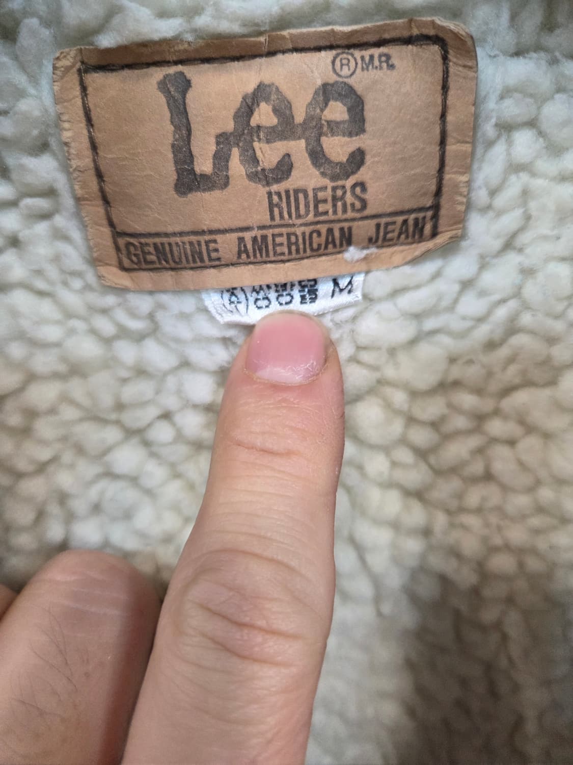 Lee 올드스쿨 쌍방울 라이더스 빈티지워싱 쉐르파 데님자켓 m 상품이미지3