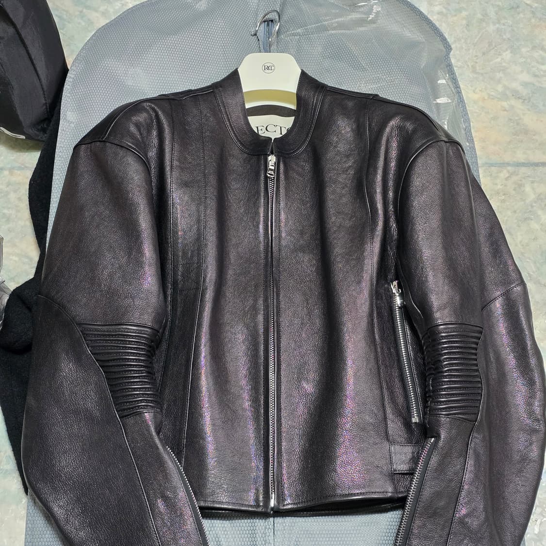 렉토 모터사이클 레더 자켓 S사이즈 팝니다. 상품이미지1