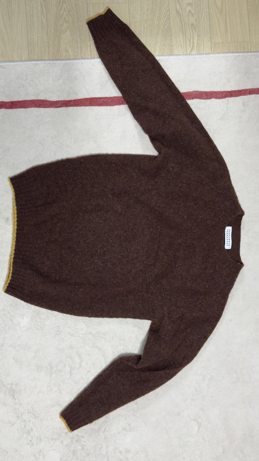 할리 오브 스코틀랜드 x ELP 쉐기독 니트: 브라운 / M 상품이미지1