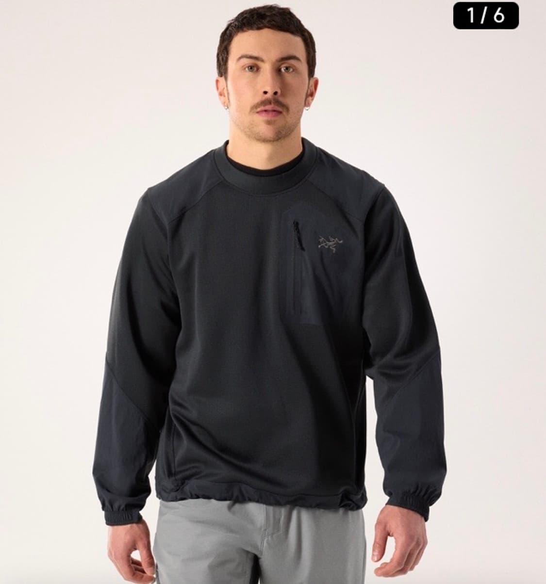 아크테릭스 컨실 크루넥 풀오버 블랙 판매합니다 상품이미지2