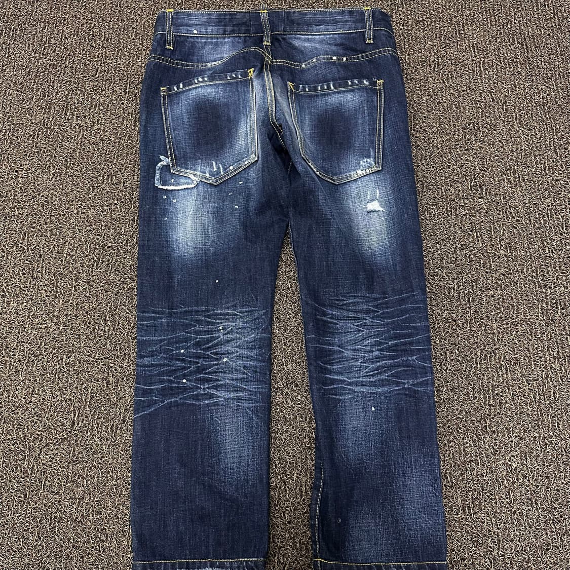 디스퀘어드2 데님 청바지 스플래터 데미지진 48사이즈 상품이미지6