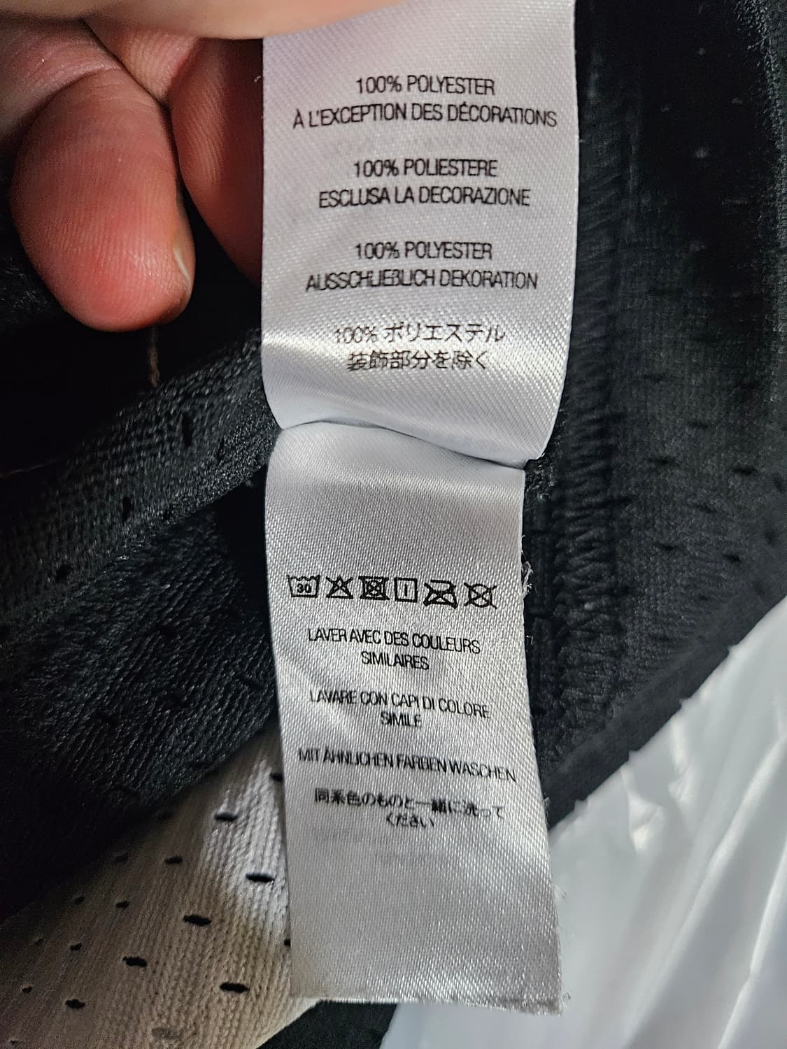 슈프림저지 더블탭스 미첼네스 하키 저지 블랙 상품이미지5