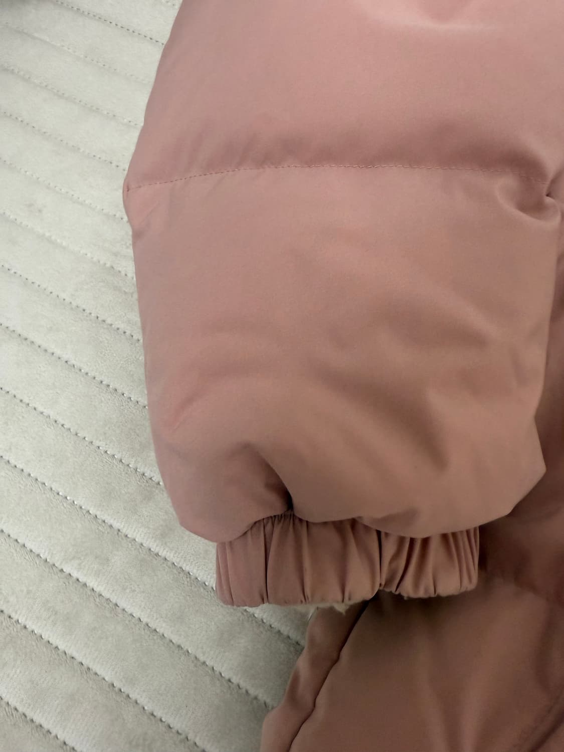 노스페이스 리버시블 뽀글이 패딩 핑크 M/95 상품이미지5