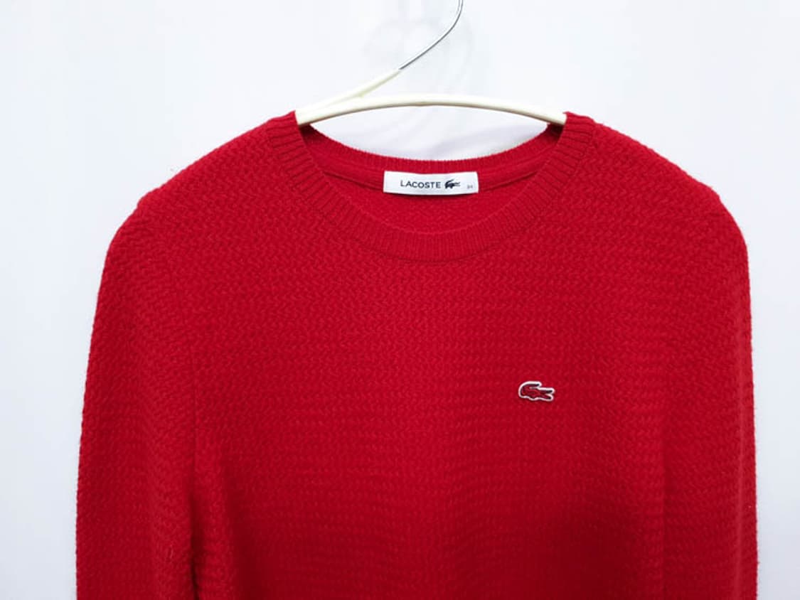 라코스테 여성 모100 니트 긴팔티 44-55 상품이미지2