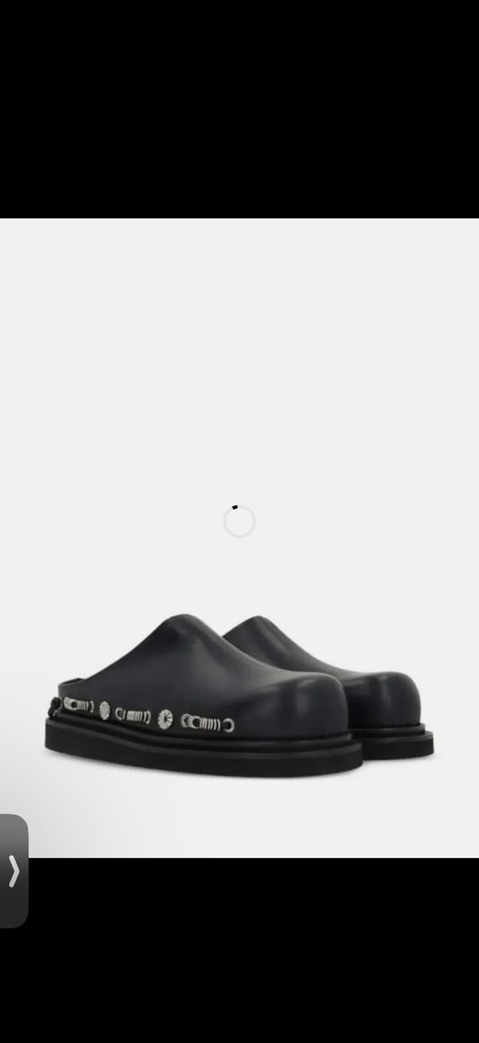 토가TOGA 비빌리스 스터드 디테일 클로그 샌들 블랙 44 상품이미지2