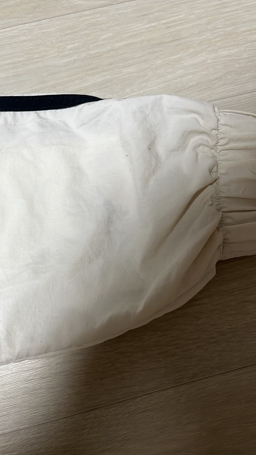 아디다스 화이트 빈티지 크롭 바람막이 상품이미지3