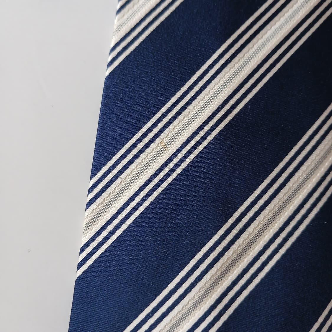 레노마 실크 네이비 스트라이프 넥타이 8.5cm A등급 A19733 상품이미지10