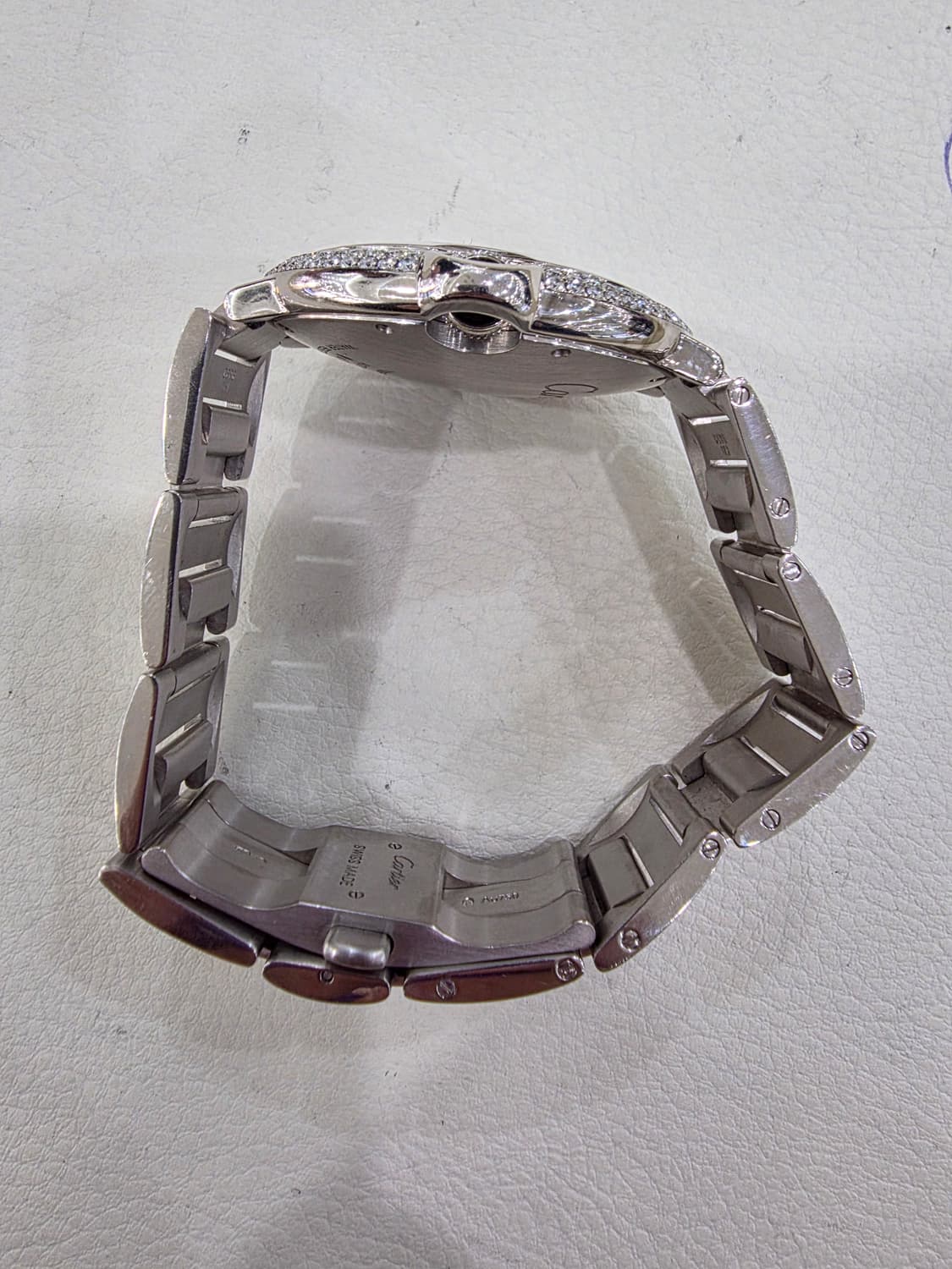 까르띠에 발롱블루 금통 다이아 시계 정품 상품이미지5