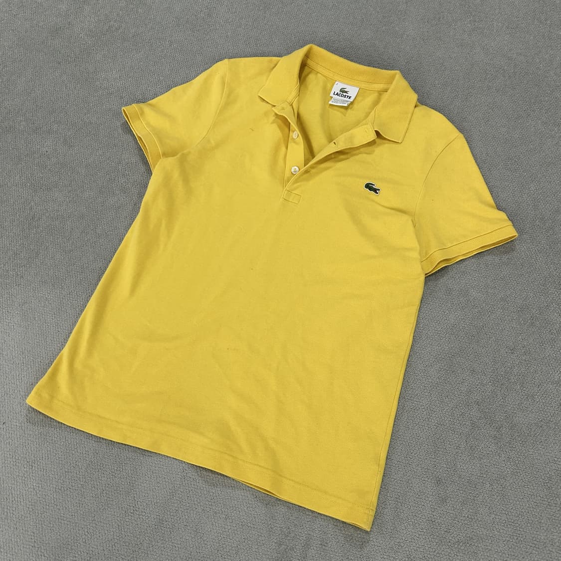 라코스테 옐로우 반팔 폴로티셔츠 m 상품이미지1