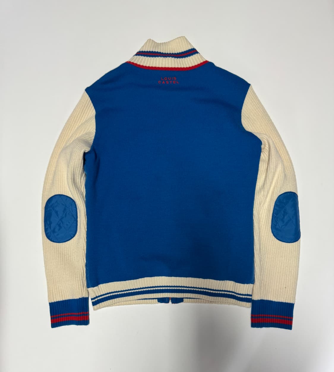 여성 루이까스텔 퀄팅 암패치 귀여운 니트 집업 S 상품이미지2