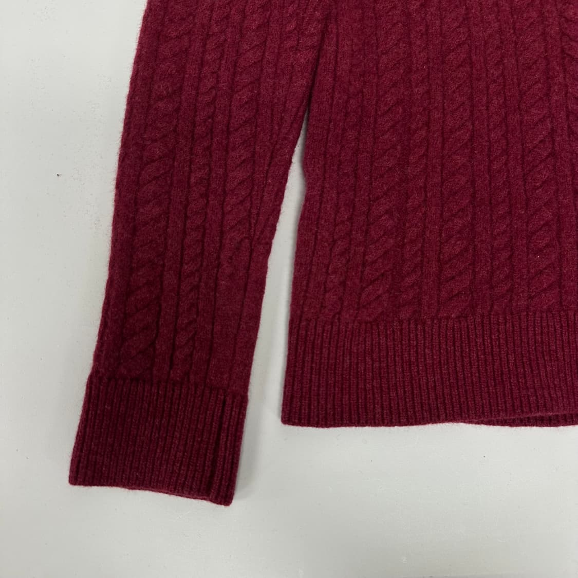 라코스테 로고 케이블 니트 가디건 상품이미지5