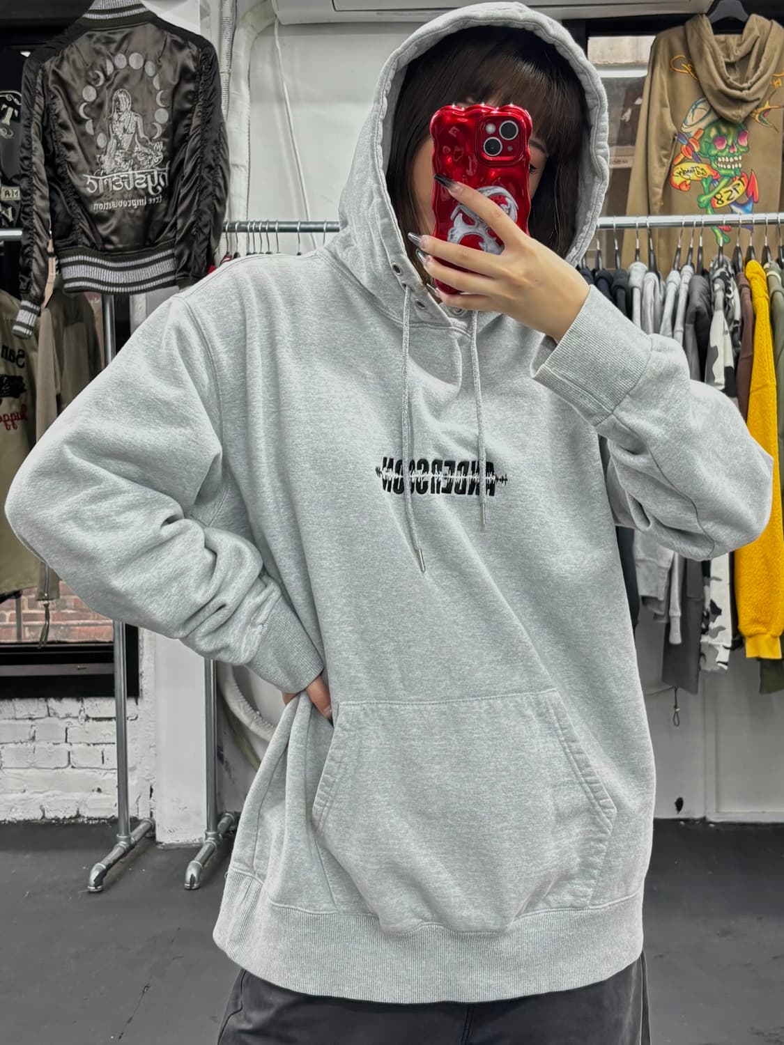 앤더슨벨 아일렛 후드티 상품이미지2