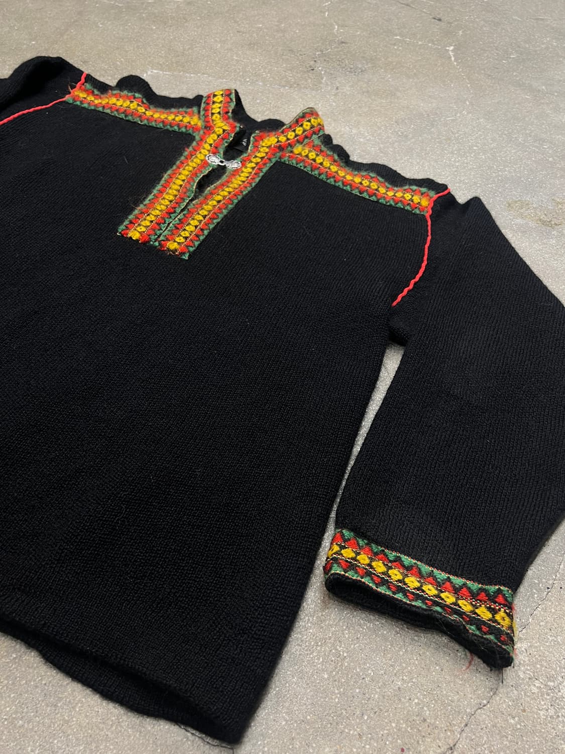 노르딕 에스닉풍 울 니트  상품이미지2