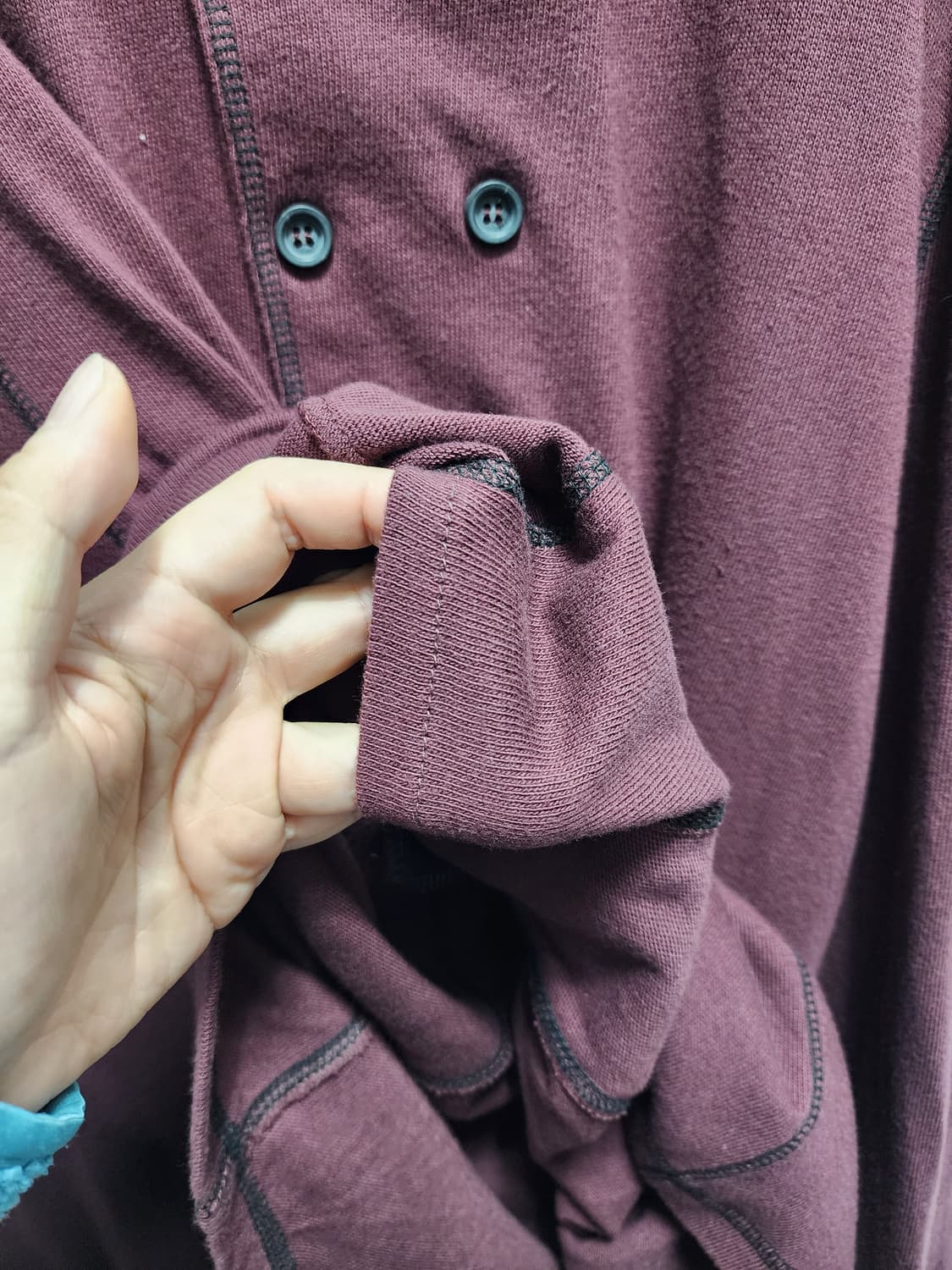 제너럴아이디어 최범석 8단추 스판 헨리넥 상품이미지7