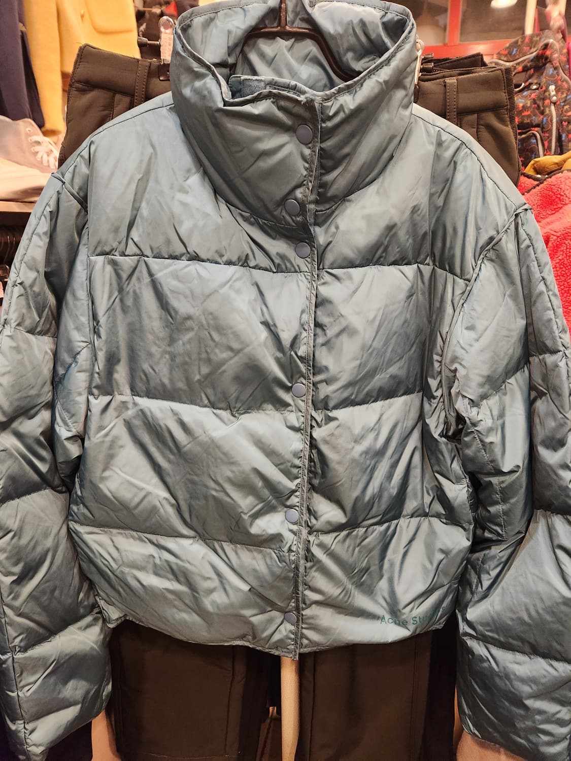 Acne Studios 블루 숏패딩 상품이미지1