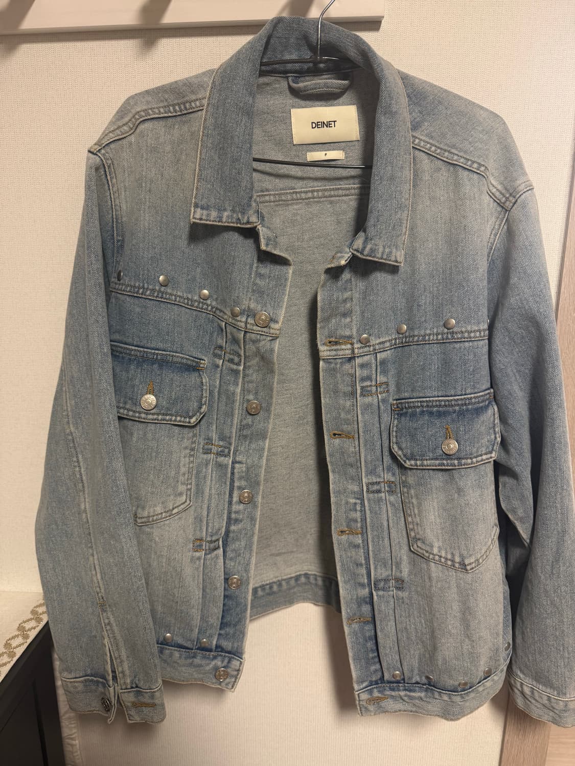 다이닛 버튼 포인트 데님자켓 상품이미지4
