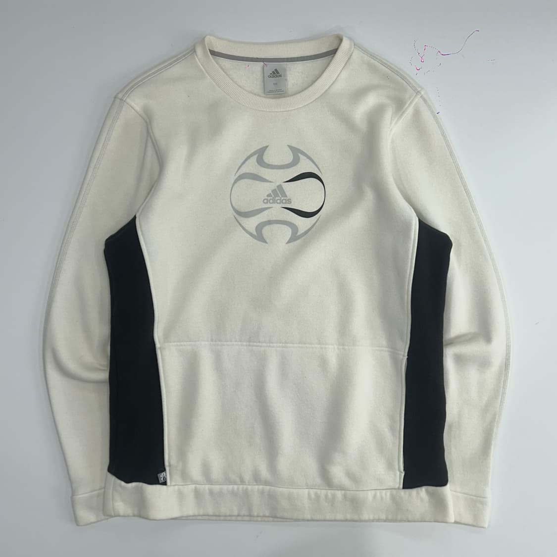 Adidas 아디다스 아이보리 배색 맨투맨 상품이미지3