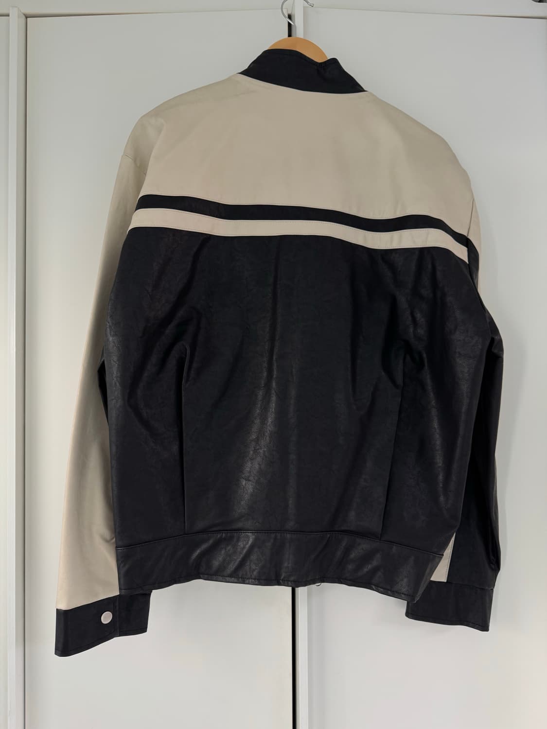 Biker Faux Leather Jacket 상품이미지2