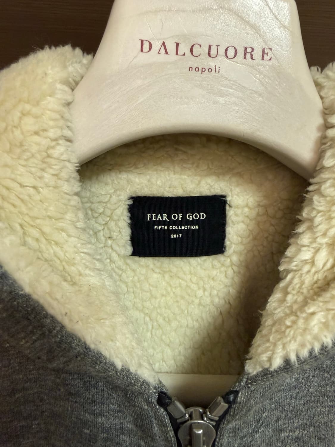 피어오브갓 5th 기모 후드 집업 상품이미지3